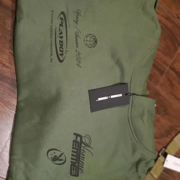 Hommeand femme collaboration W/playboy '24. paired with a ck bag. BOTH BNWT!!! - Picture 14 of 16